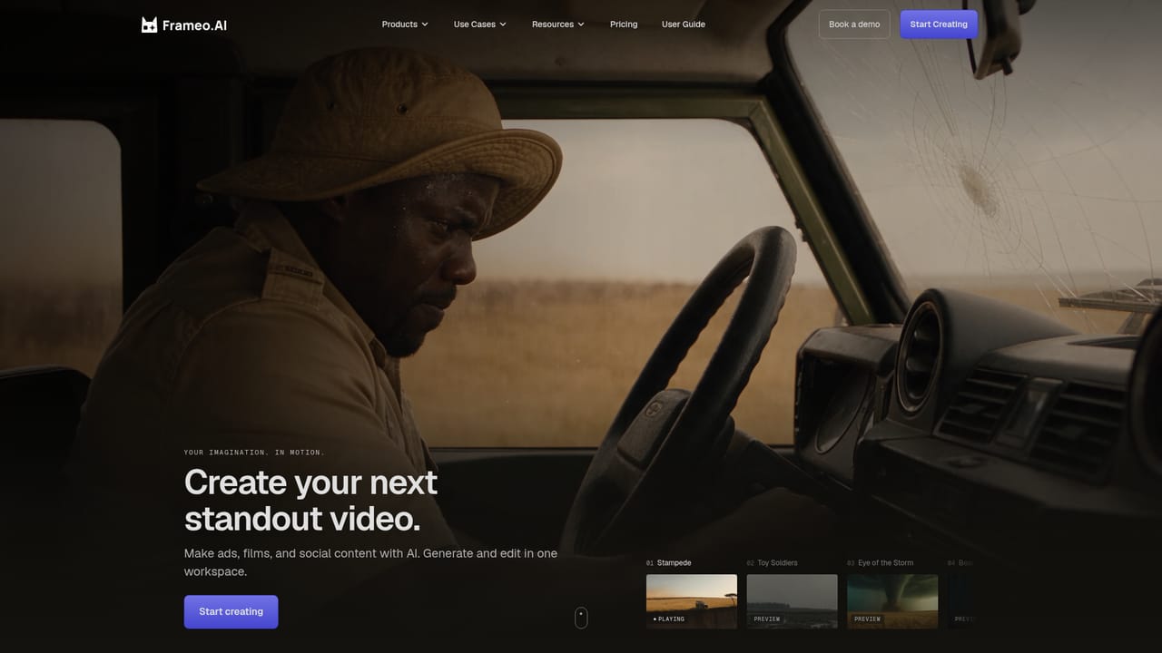 Frameo.AI Micro Drama — Paste your script