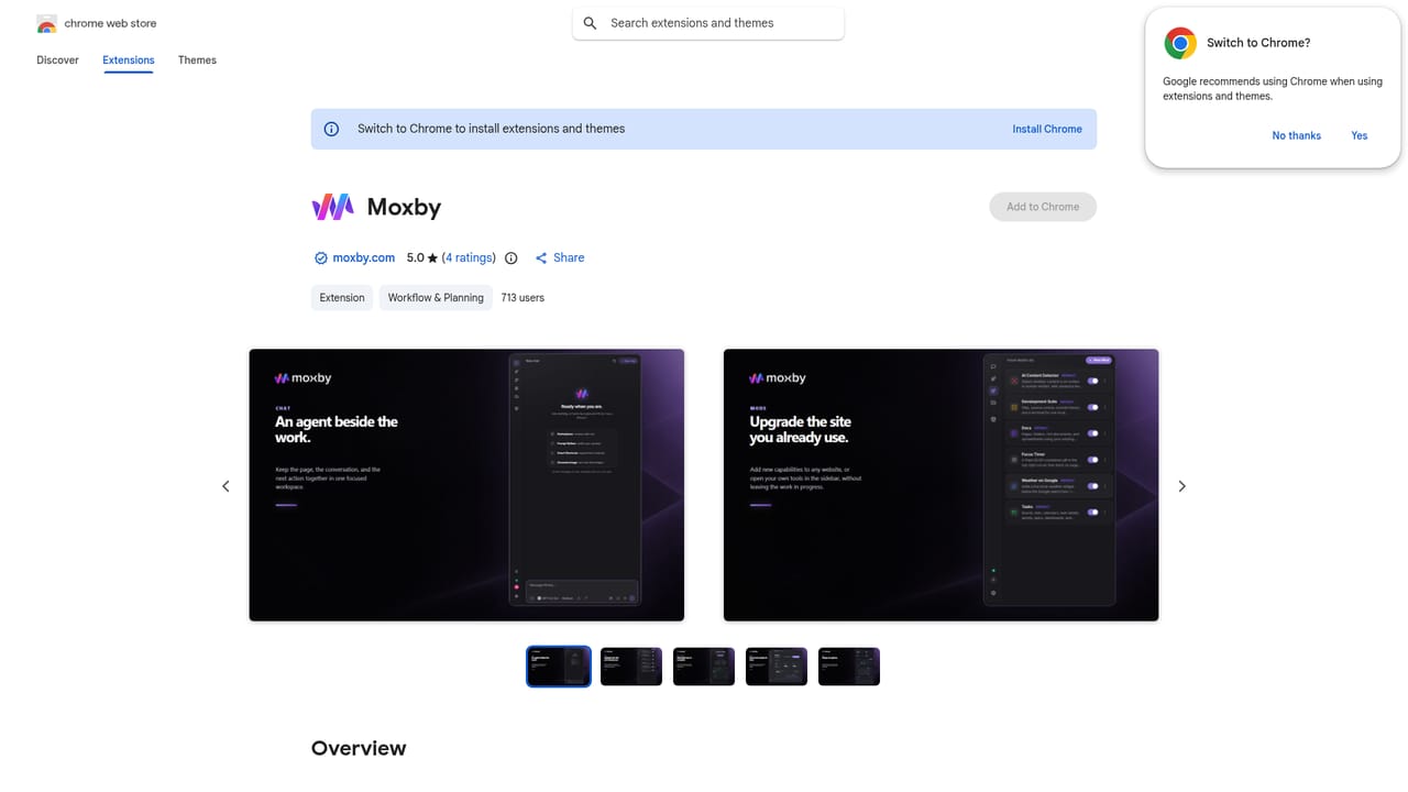 Free AI Detector by ContentAtScale — Install the Moxby extension for Chrome