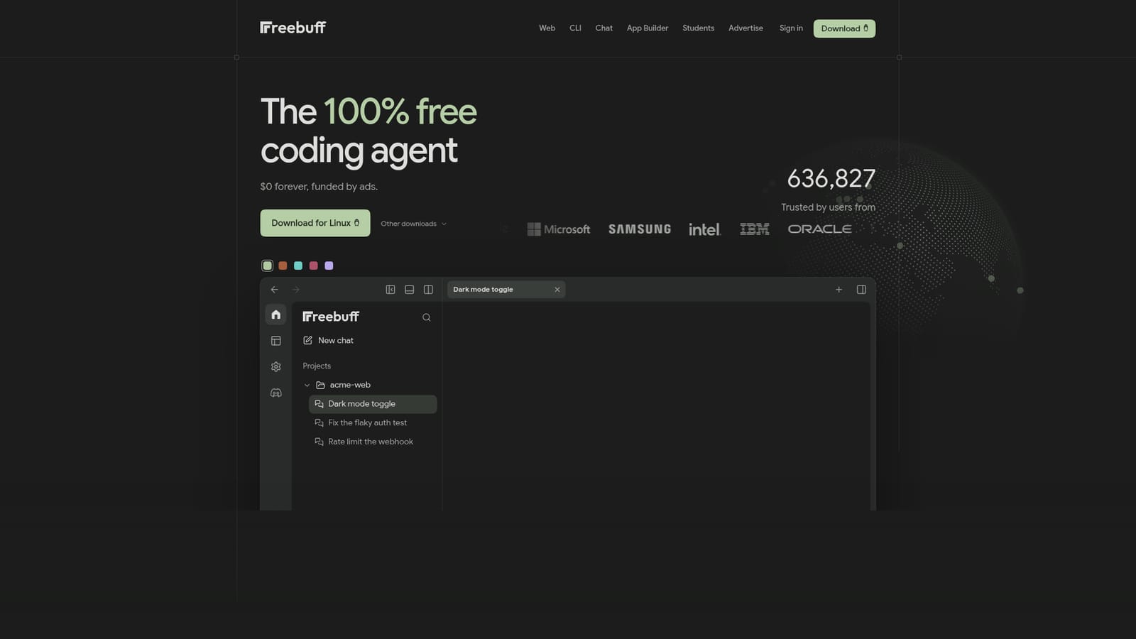 Freebuff — Pick your platform