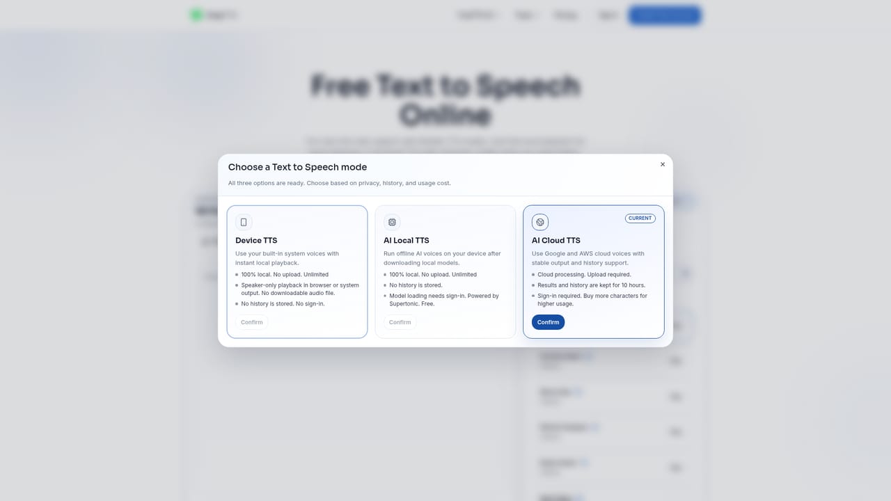 FreeTTS — Generate speech from text
