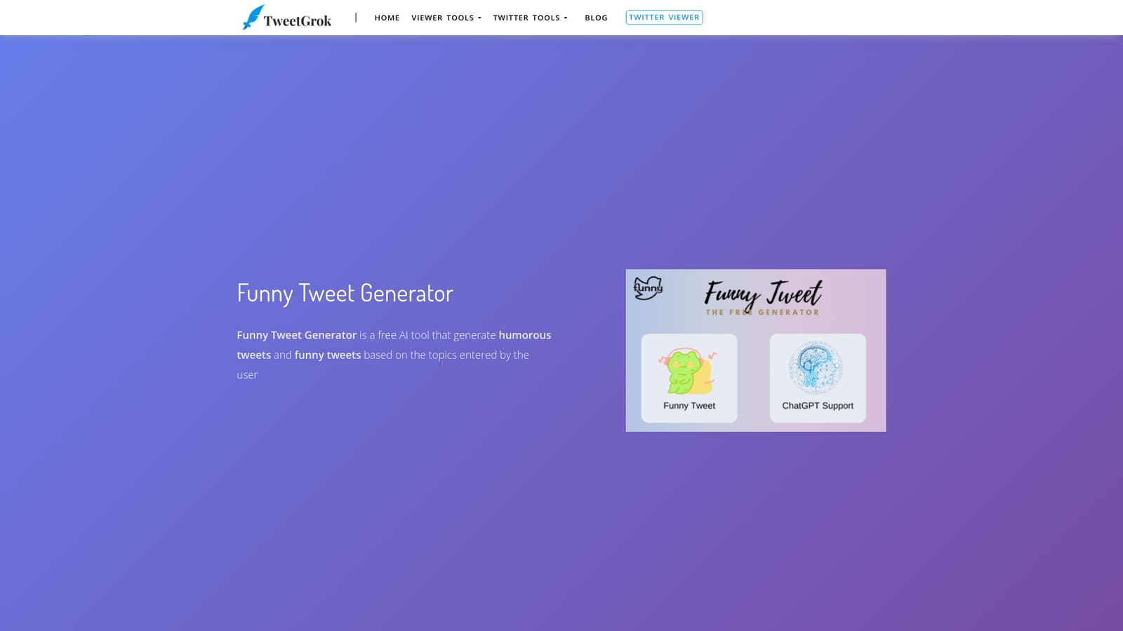 Funny Tweet Generator — Install the Chrome extension