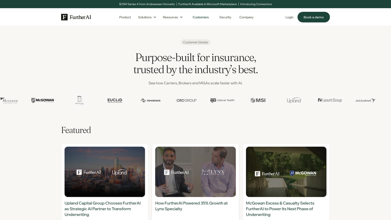 Further AI — Check the case studies closest to your operation