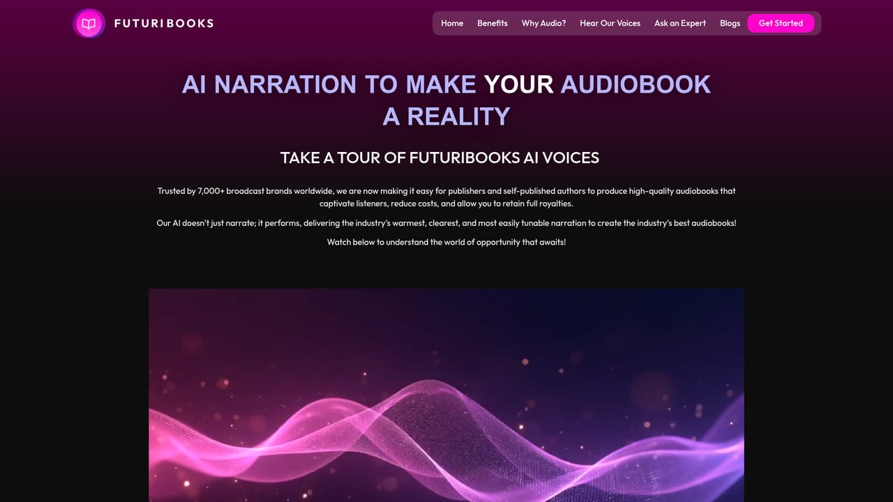FuturiBooks — Compare voices on the product tour