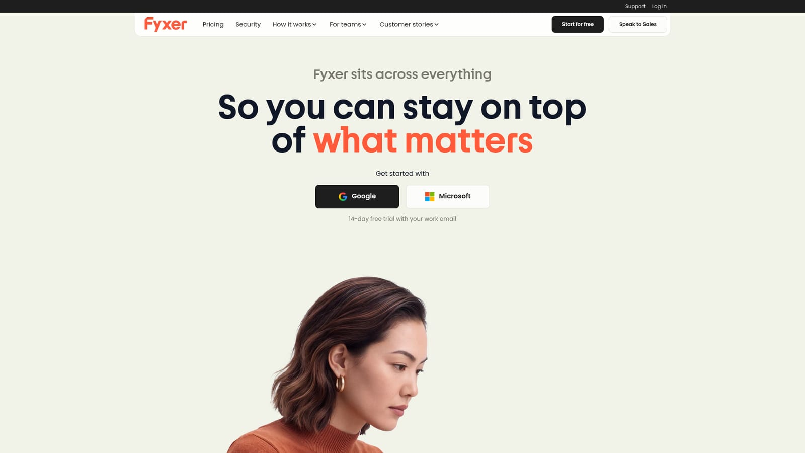 Fyxer.ai — Sign in with Google or Microsoft