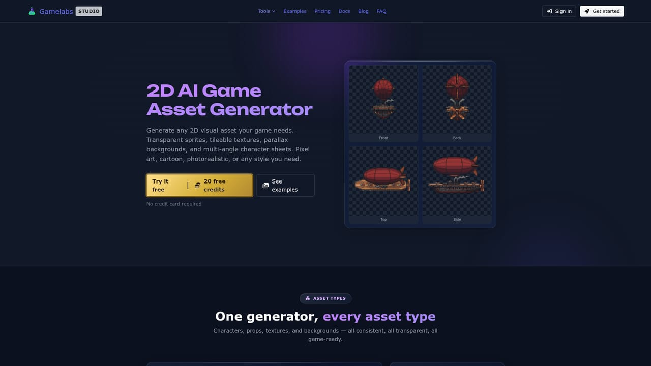 Gamelabs Studio — Generate the base artwork