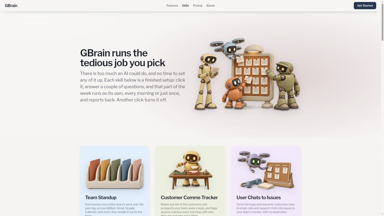 GBrain — Pick a skill