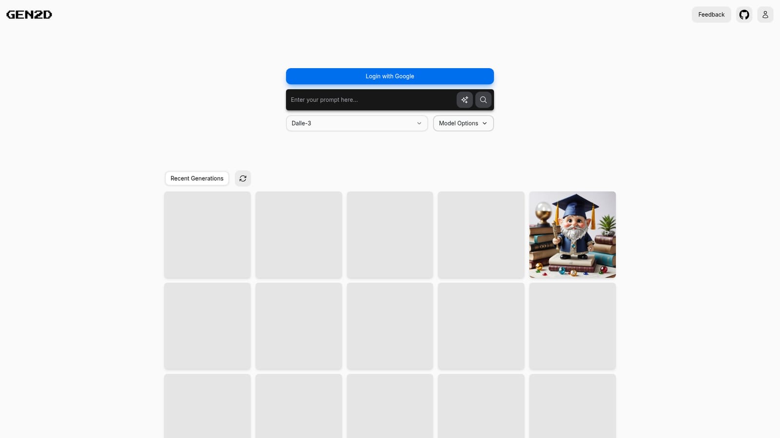 GEN2D — Sign in with your Google account