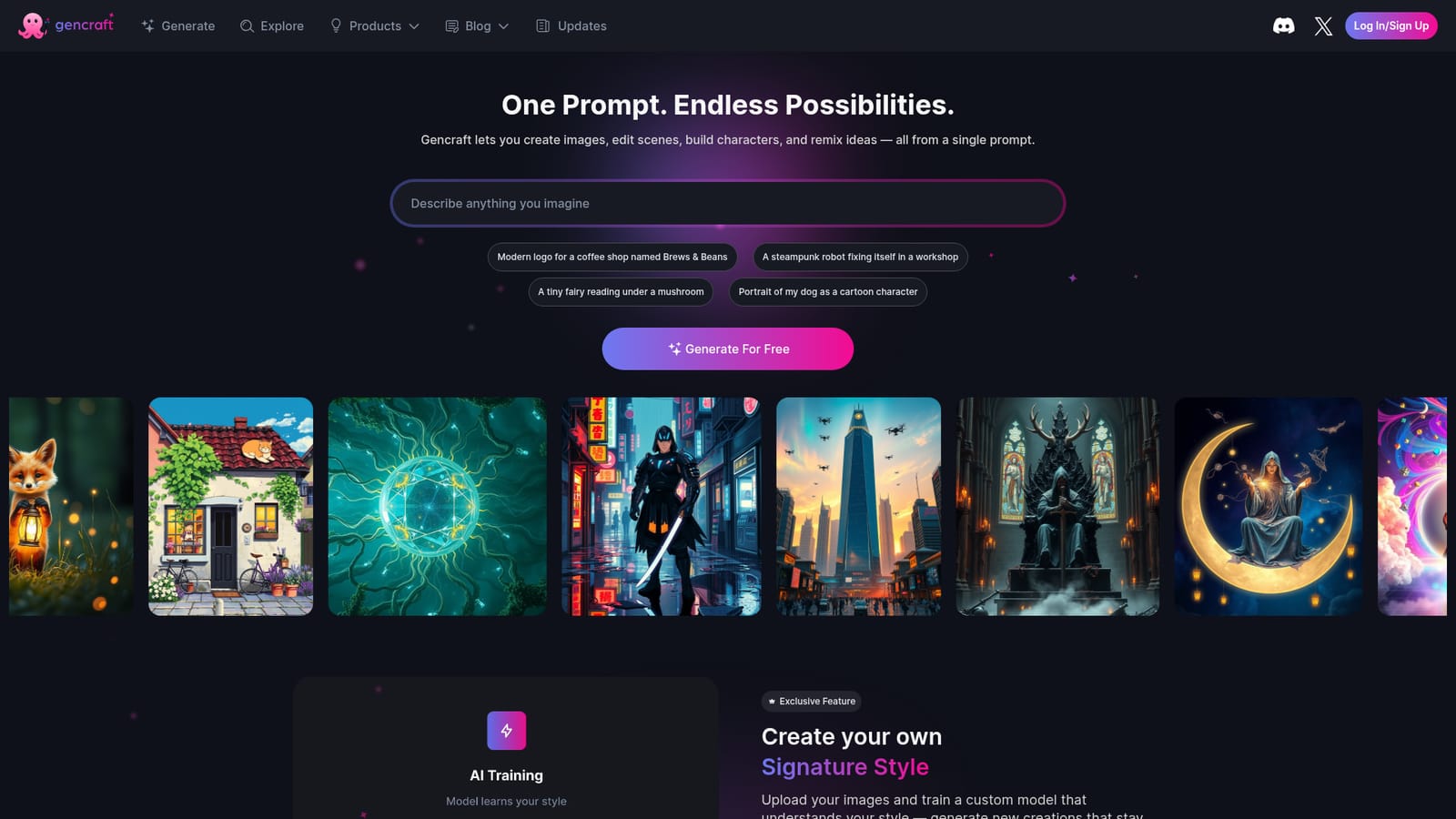 Gencraft — Create a free account