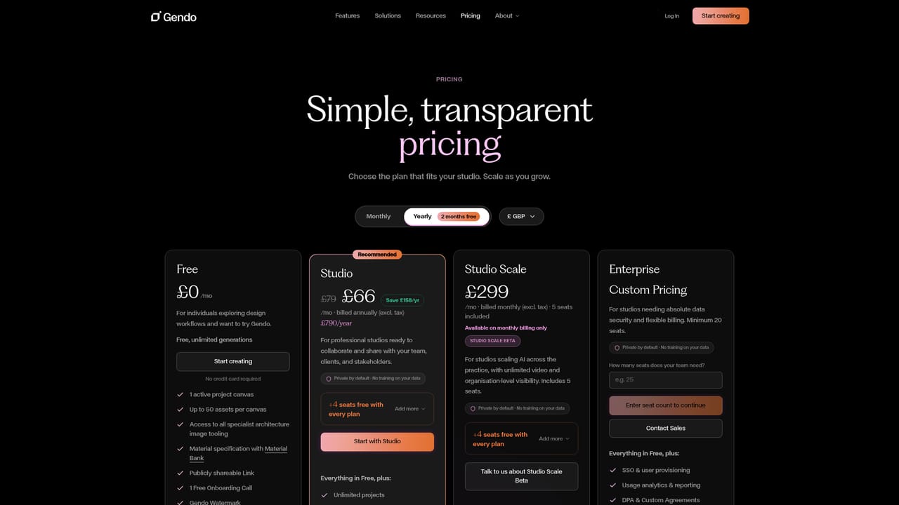 Gendo — Invite the team and compare options