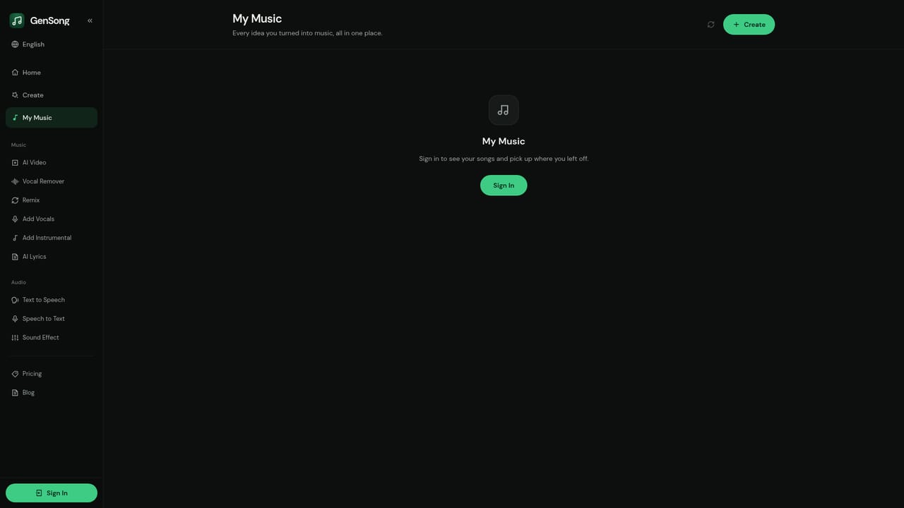 GenSong — Compare the two versions and download