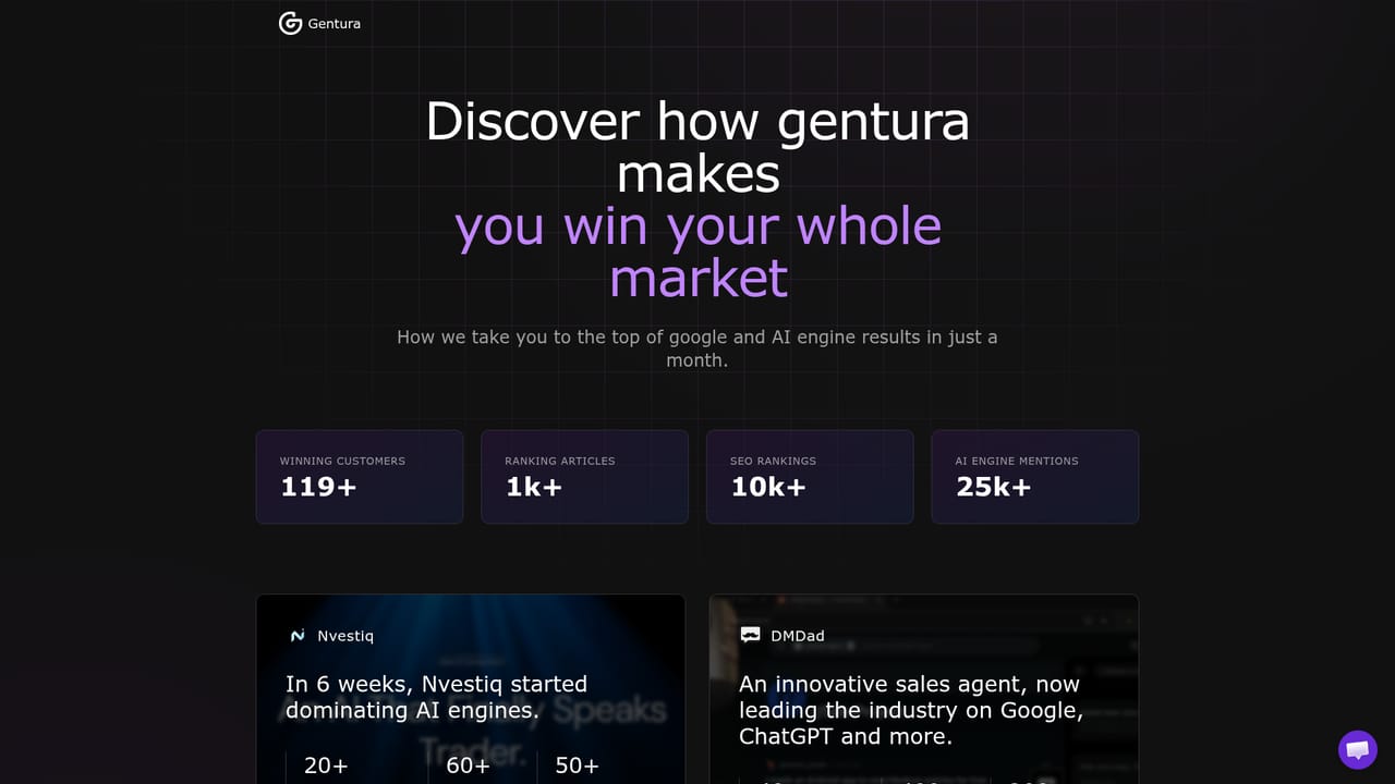 Gentura — Check comparable results first