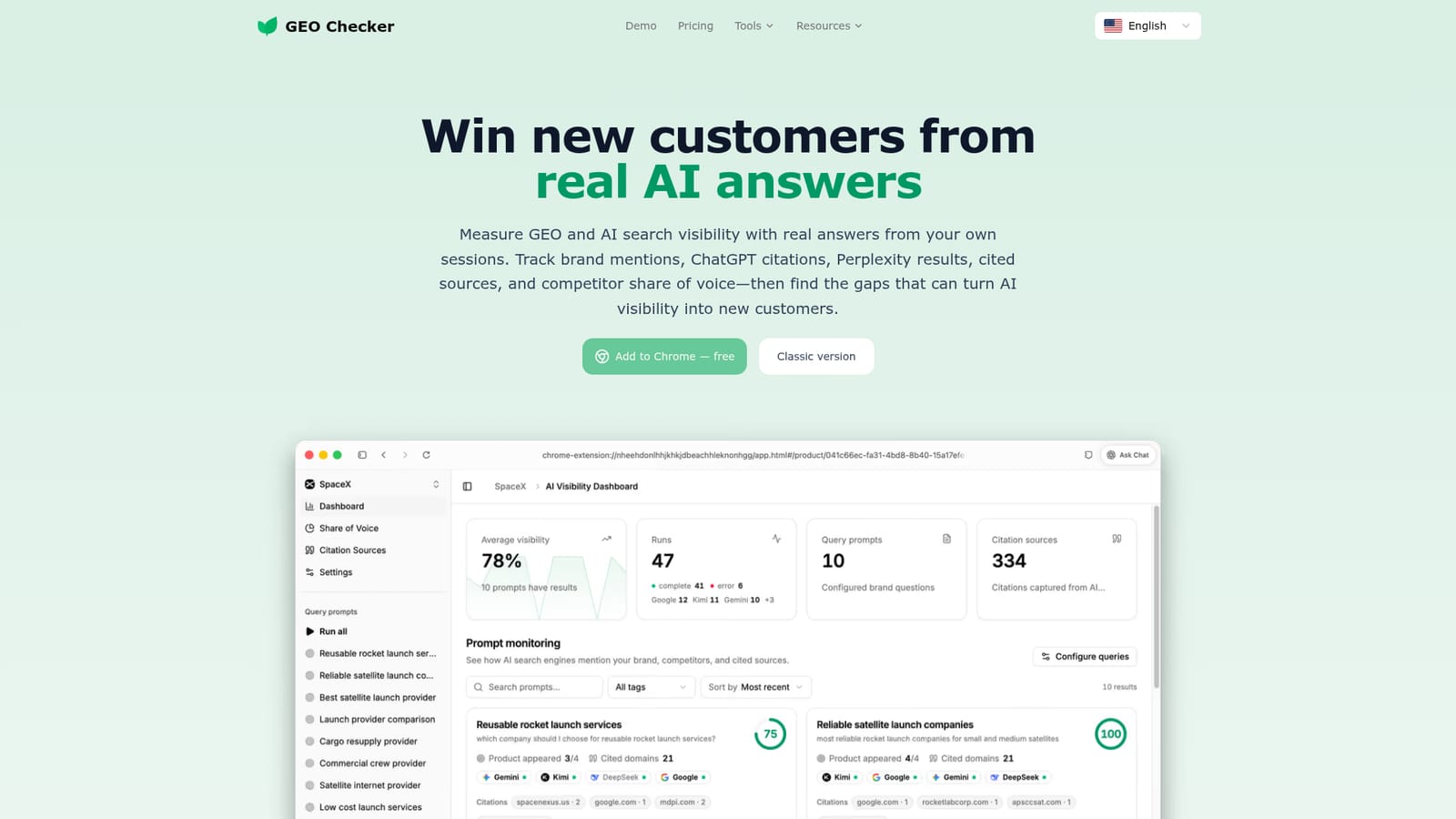 GEO Checker — Install the GEO Checker extension