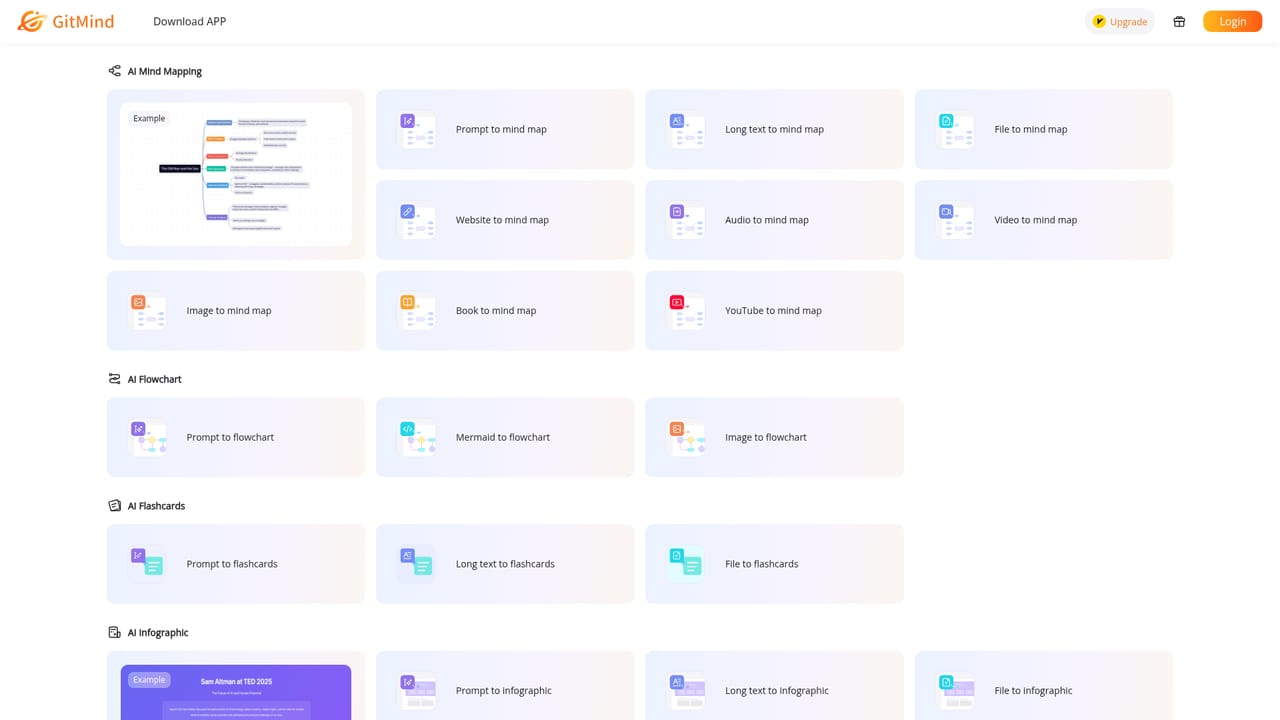 GitMind — Pick the AI tool that matches your source