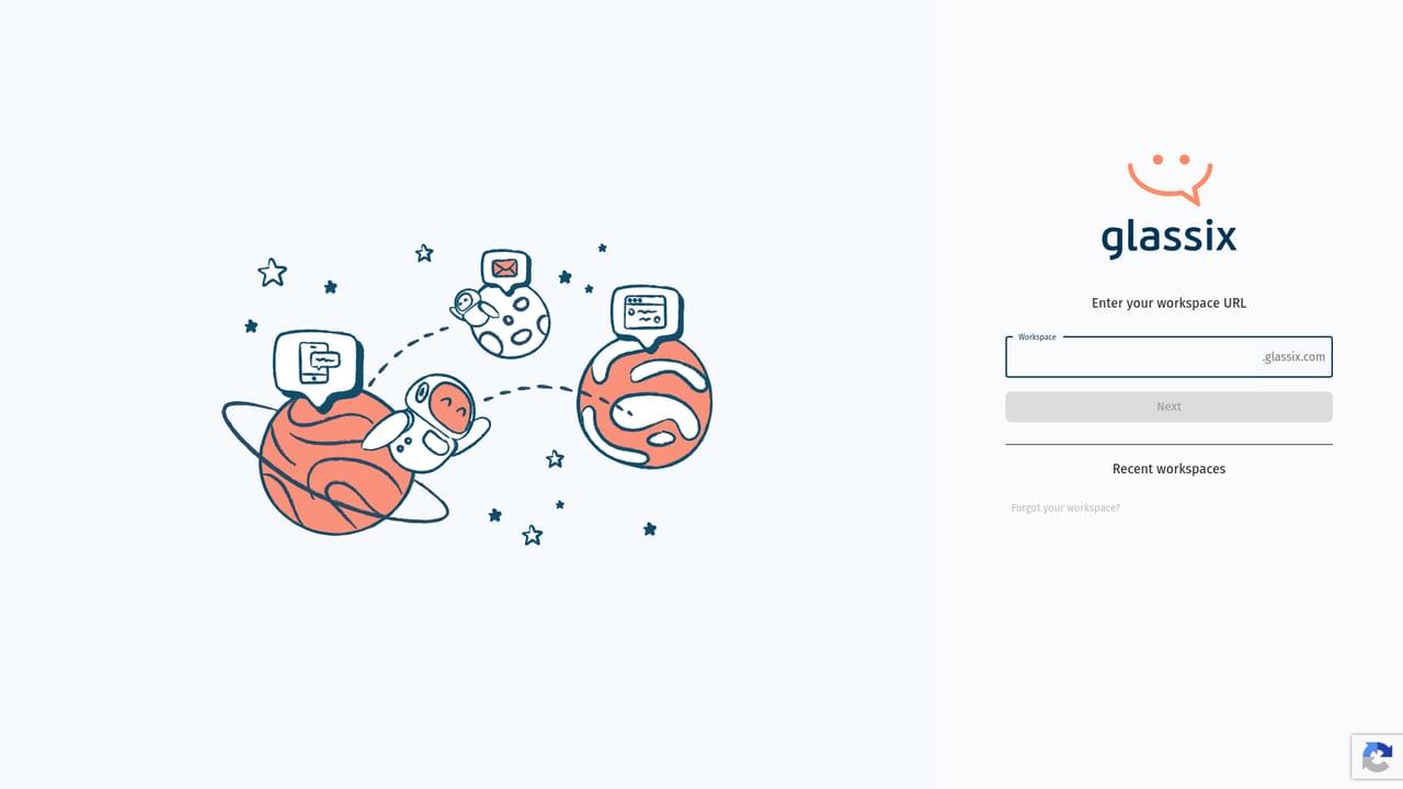 Glassix — Sign in to manage the deployment