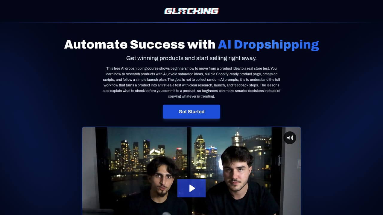 Glitching — Follow the course to launch