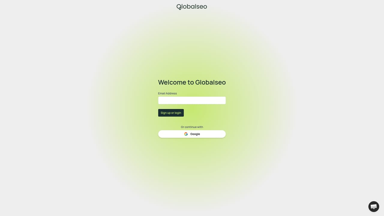 GlobalSEO — Create an account and claim the free words