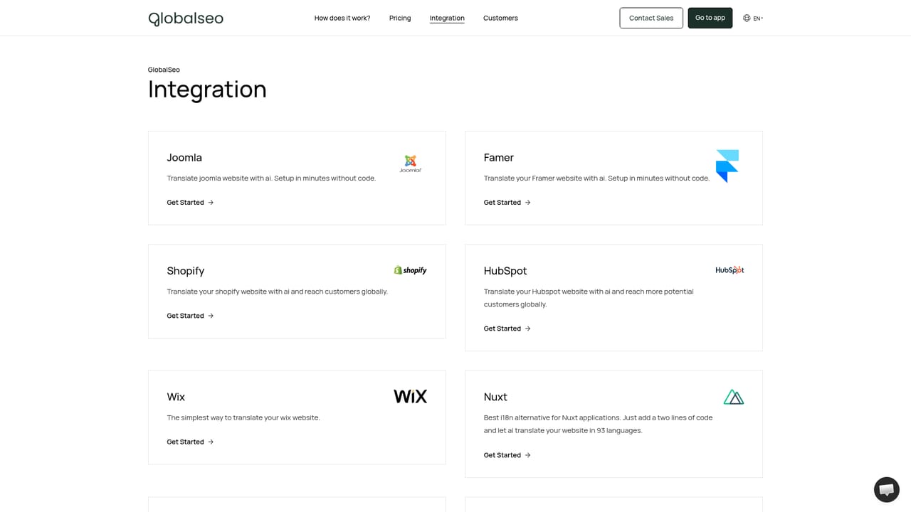 GlobalSEO — Add the code snippet to your site
