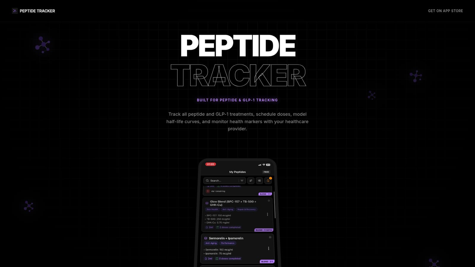 GLP-1 Tracker App — Download the app