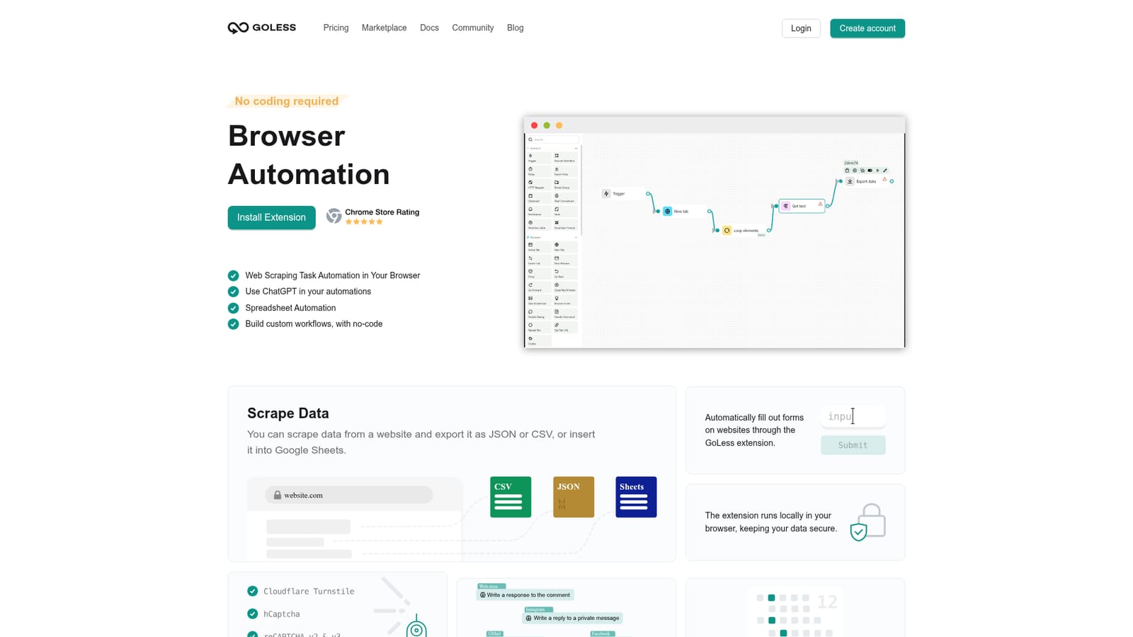 Goless — Install the GoLess Chrome extension