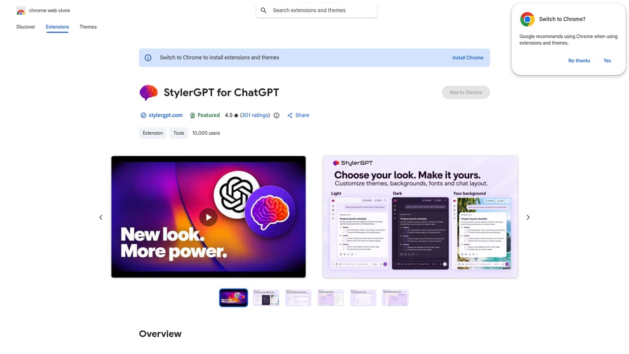 GPT-EZ — Install the extension