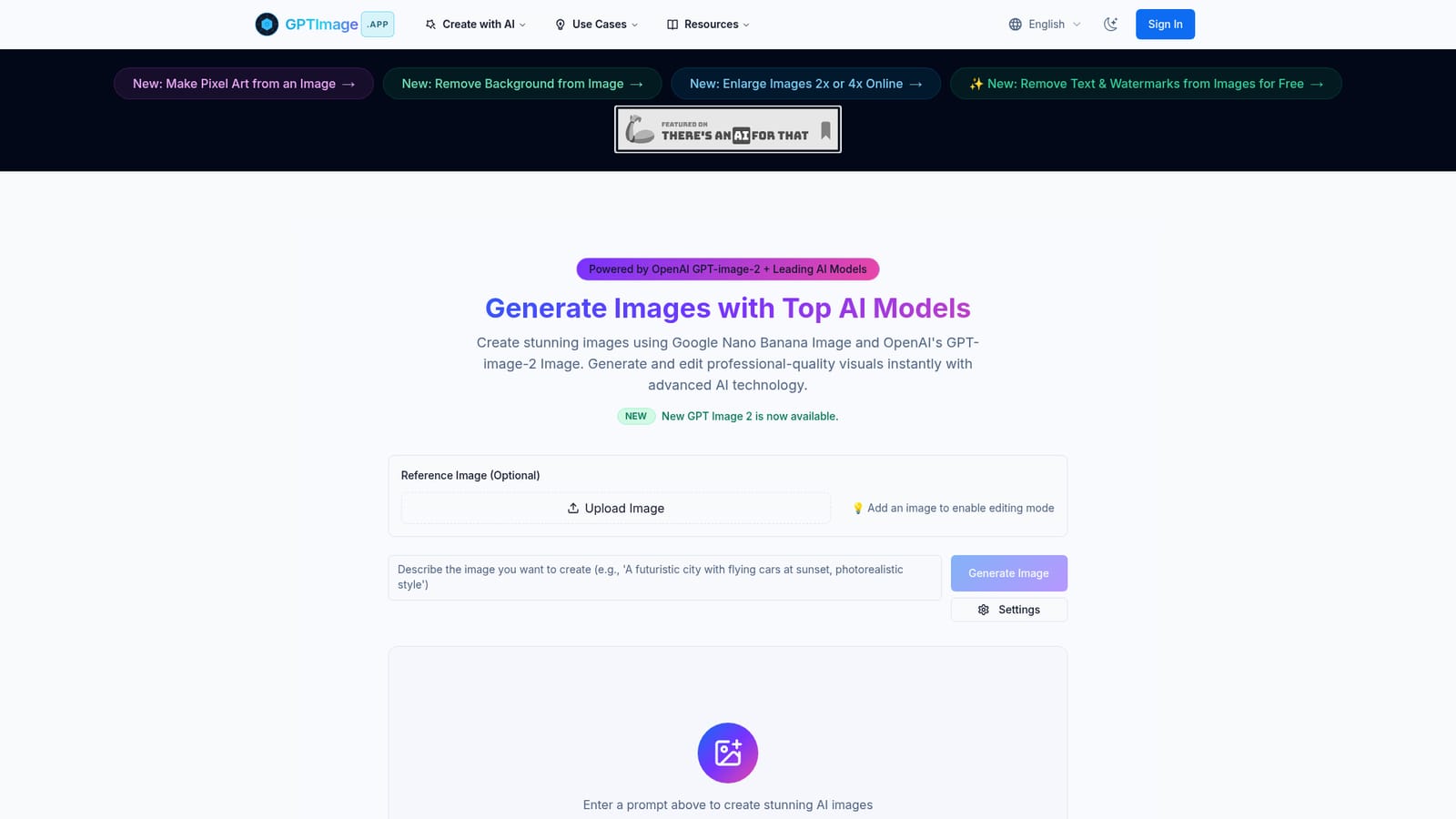 GPTImage.app — Write a detailed prompt