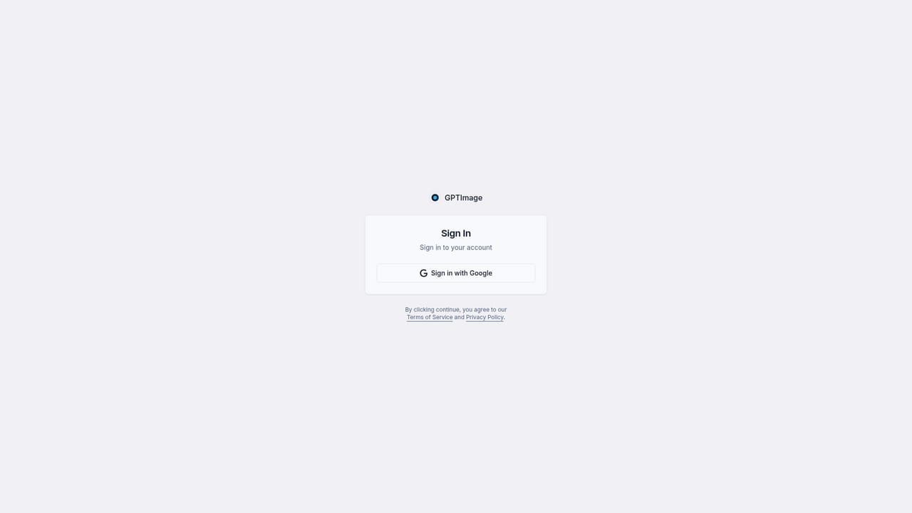 GPTImage.app — Create a free account