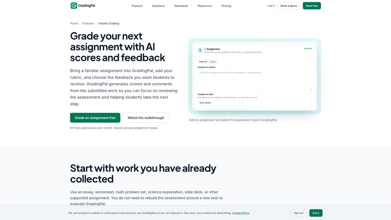 GradingPal — Collect student submissions