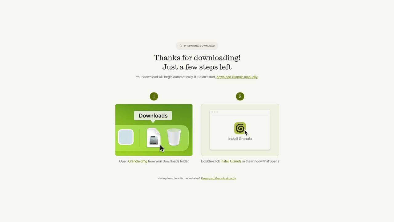 Granola — Download and install Granola