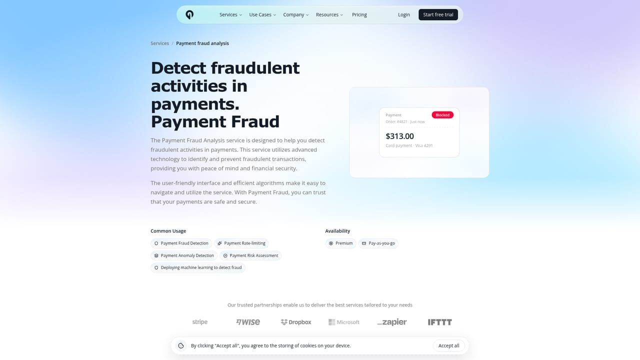 Greip — Pick the services that match your risk points