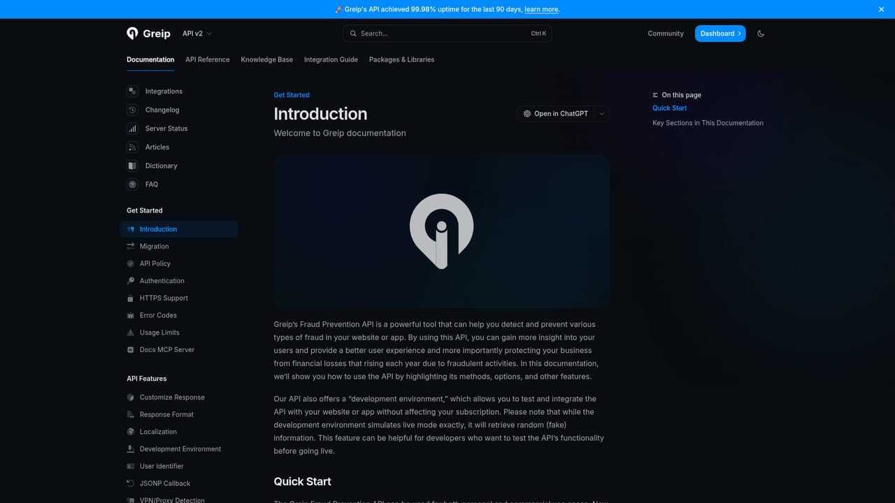 Greip — Call the endpoints from your application