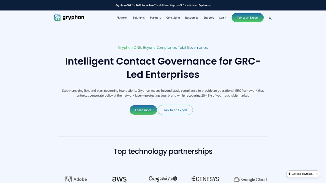 Gryphon — Map your regulatory obligations