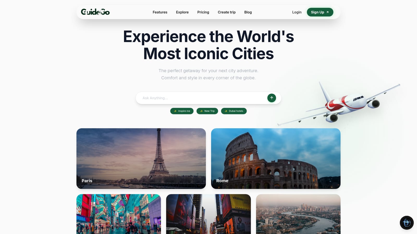 GuideGo — Sign in with Google or GitHub