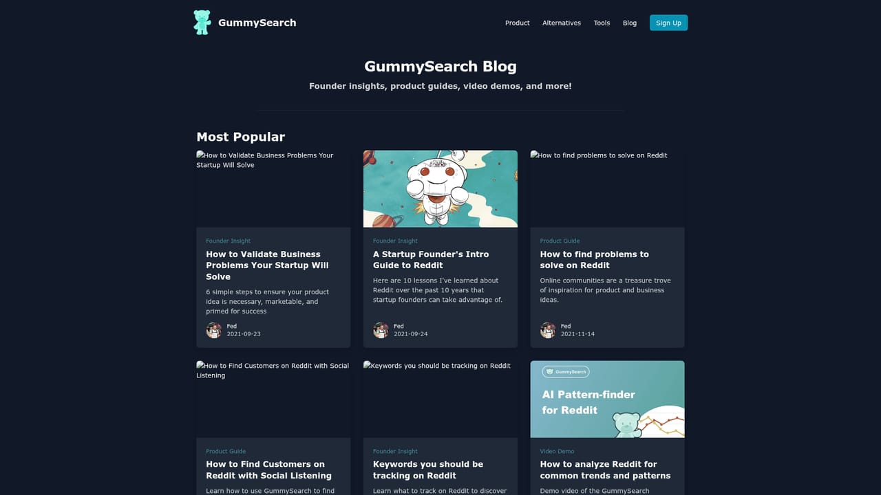 Gummy Search — Browse the blog for research tactics