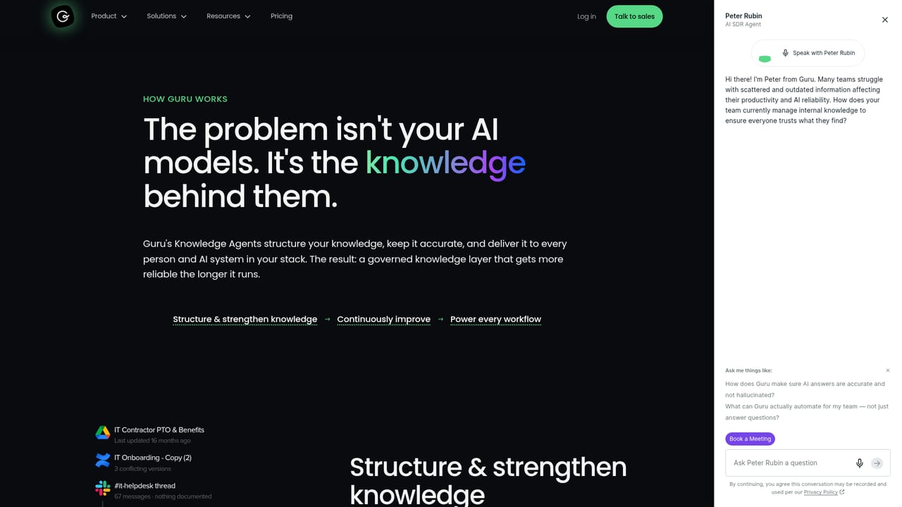 Guru — Review how Guru works