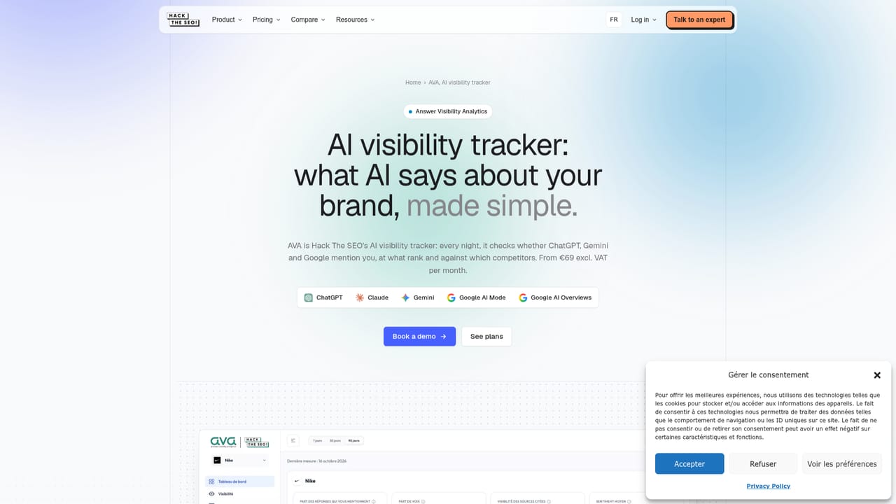 Hack the SEO — Check what the AI assistants say