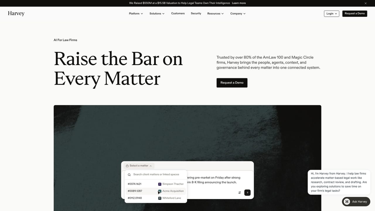 Harvey — Match Harvey to your team type