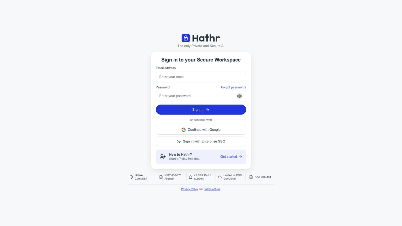 Hathr AI — Start the 7 day trial