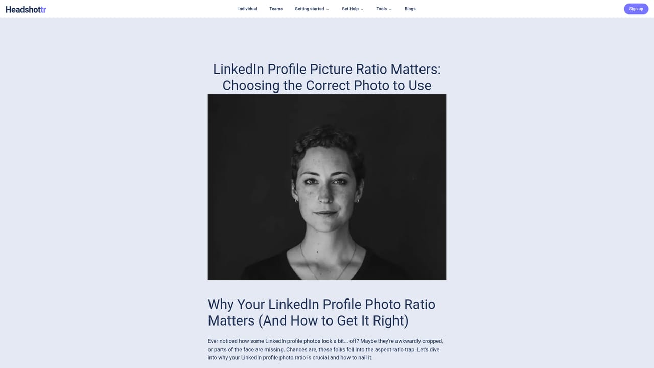 Headshottr — Download and apply to LinkedIn