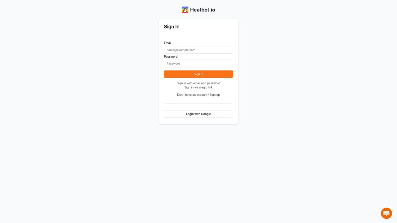 Heatbot.io — Manage seats, credits and billing