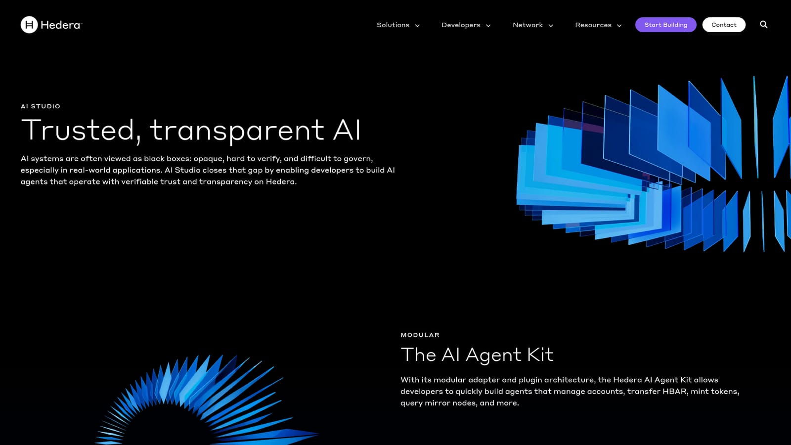 Hedera AI Studio — Review the AI Studio modules