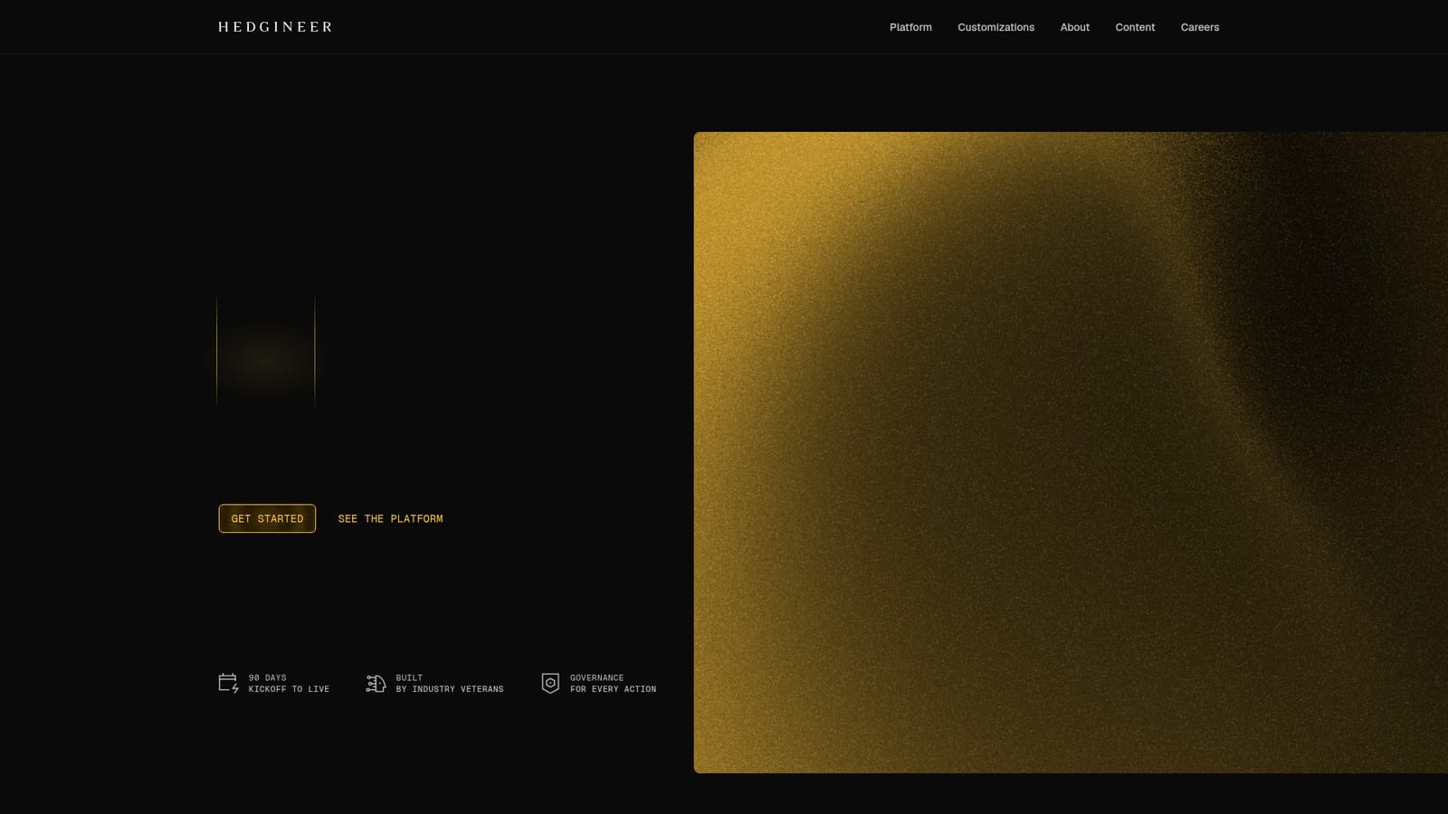 Hedgineer — Request a demo through the site