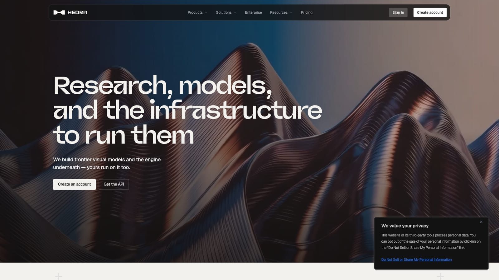 Hedra — Create a Hedra account