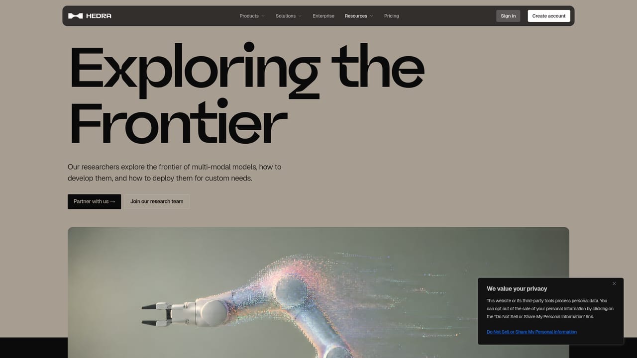 Hedra — Read the platform research
