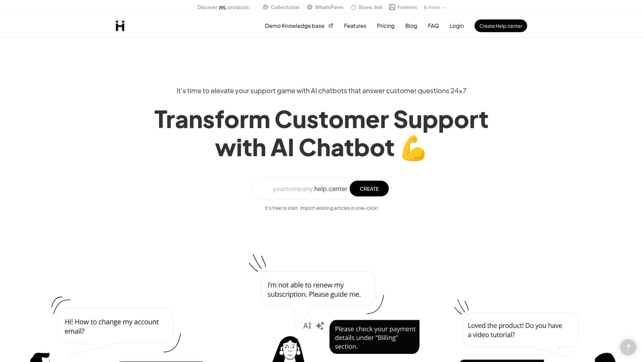 Help Center — Deploy the chat widget