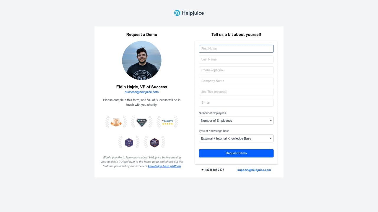 Helpjuice — See the product in action first