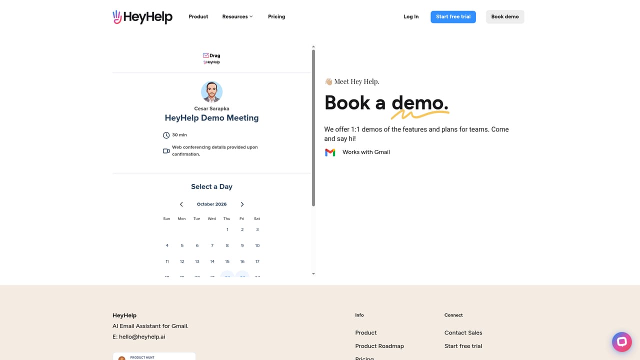 HeyHelp — Watch the product demo first