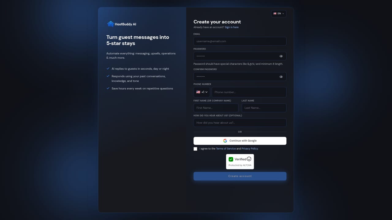 Hostbuddy AI — Start a free trial