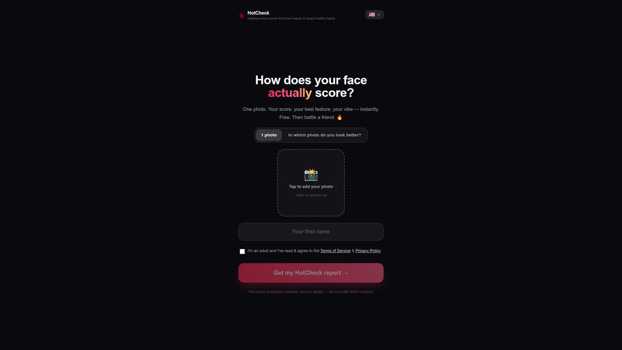Hotcheck — Open the rating page