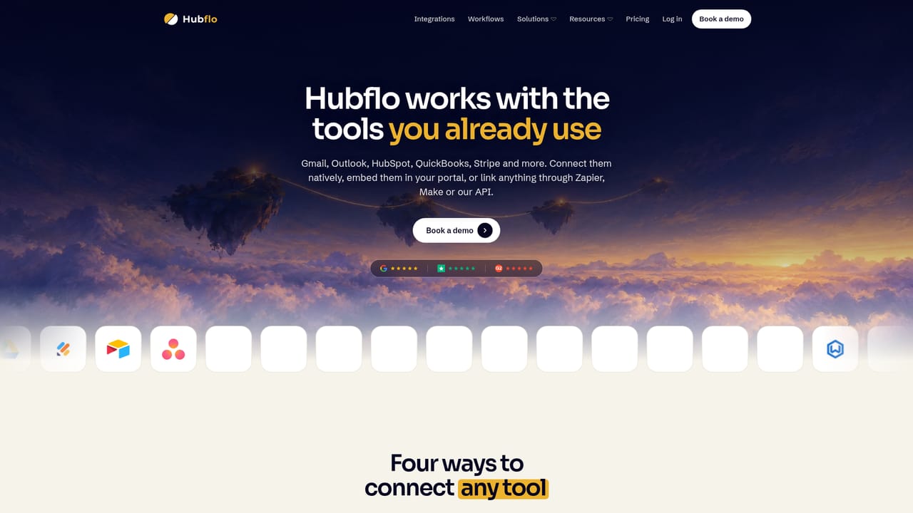 Hubflo — Connect your existing tools