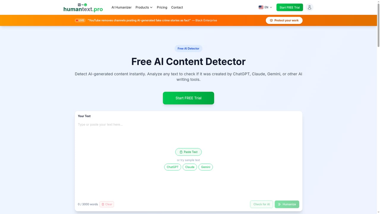 HumanText.pro — Recheck before you submit